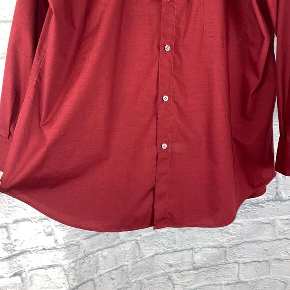 Axcess men button down dress shirt w/front pockets sz 17 32-33 - Picture 2 of 8
